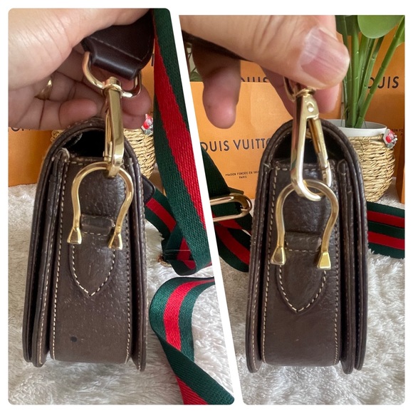 Gucci Brown cherry line crossbody bag - Picture 3 of 16